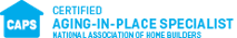 CAPS Certified Aging-in-Place Specialist logo.